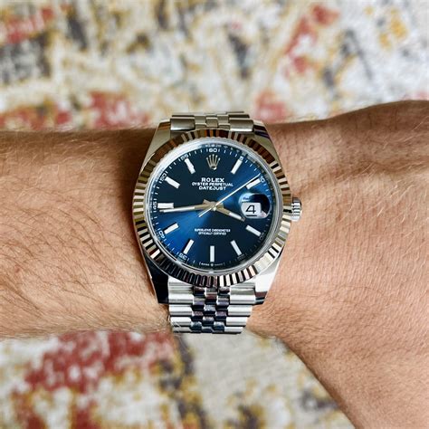 rolex datejust blu|2022 rolex datejust 41mm.